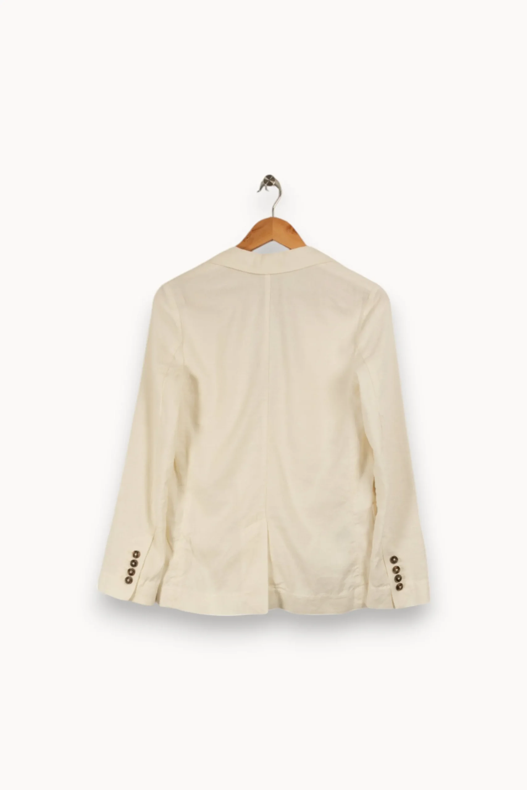 Shop Comptoir des Cotonniers Blazer en jean - Taille S/36 Blanc