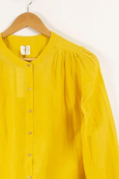 Discount Des petits hauts Blouse - M/38 Jaune