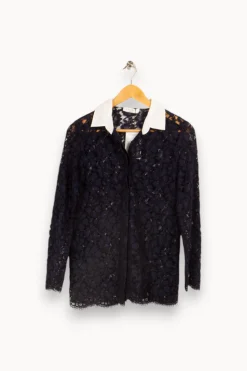 Fashion Sandro Blouse et chemise - S/36 Bleu