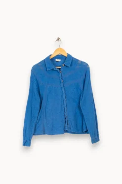 Cheap Ekyog Blouse hiver 100% bambou - XS/34 Bleu