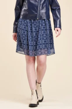 New La Fée Maraboutée Blouson esprit motard - 42 Bleu