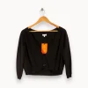 Shop Claudie Pierlot Cardigan - S/36 Noir