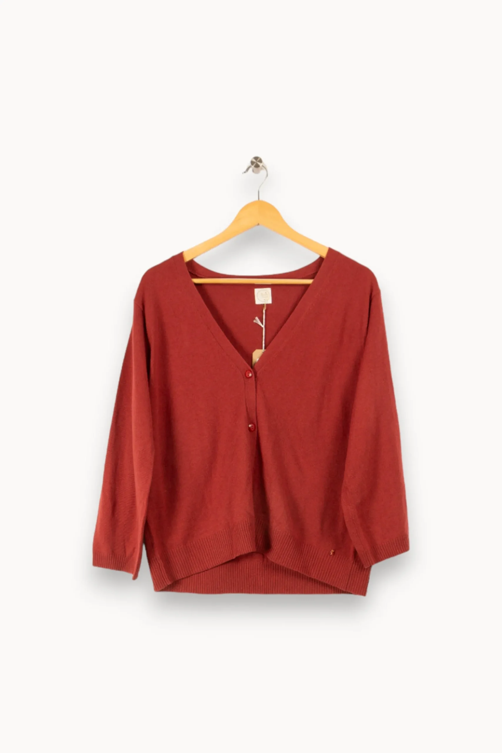 Shop Des petits hauts Cardigan - Taille S/36 Marron