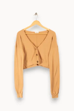 Outlet American Vintage Cardigan - Taille S/36 Beige