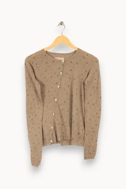Outlet Zadig&Voltaire Cardigan à motifs - Taille S/36 Beige