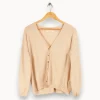 Hot Des petits hauts Cardigan - Taille S/36 Beige