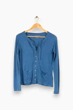 Shop Majestic Filatures Cardigan - Taille M/38 Bleu