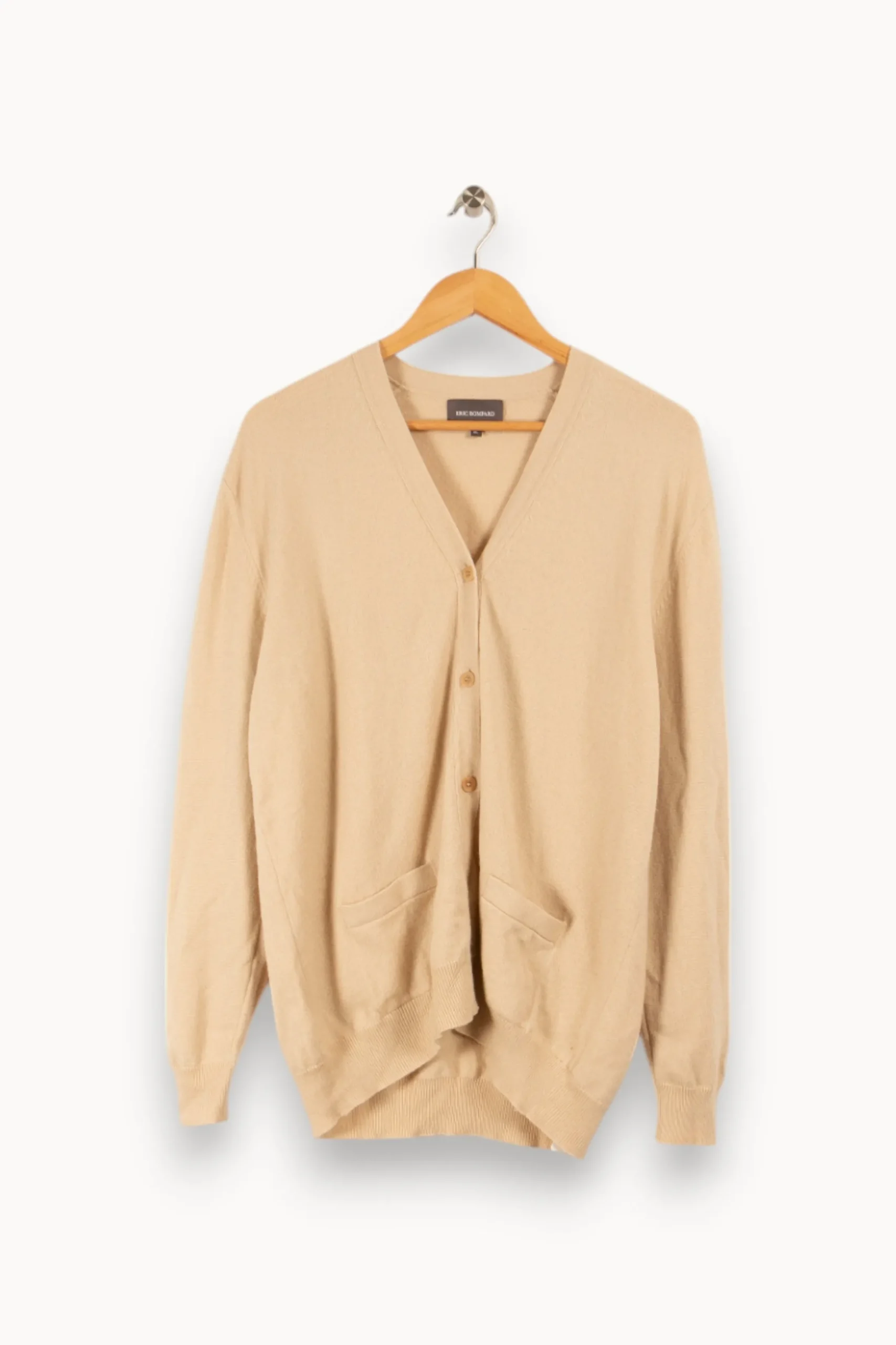 Discount Eric Bompard Cardigan en cachemire - Taille XL/42 Beige