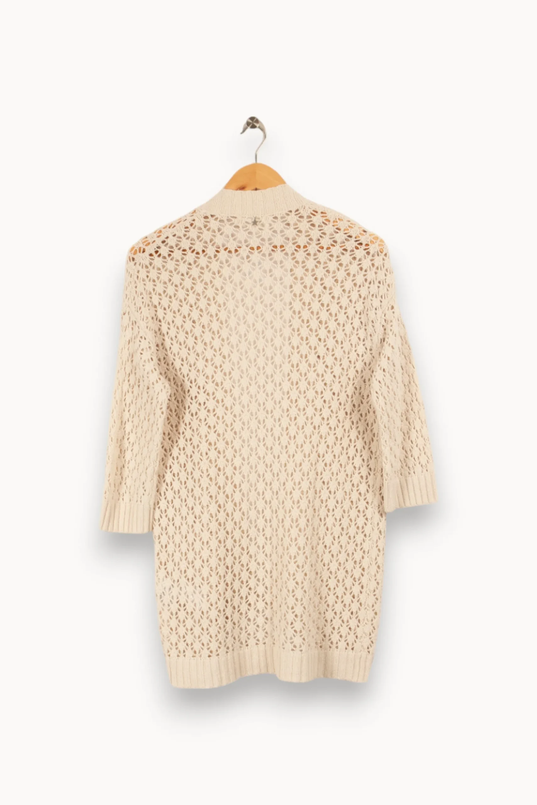 Hot Sud express Cardigan en maille - Taille S/36 Beige