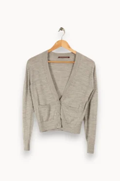 Fashion Comptoir des Cotonniers Cardigan - Taille XS/34 Gris