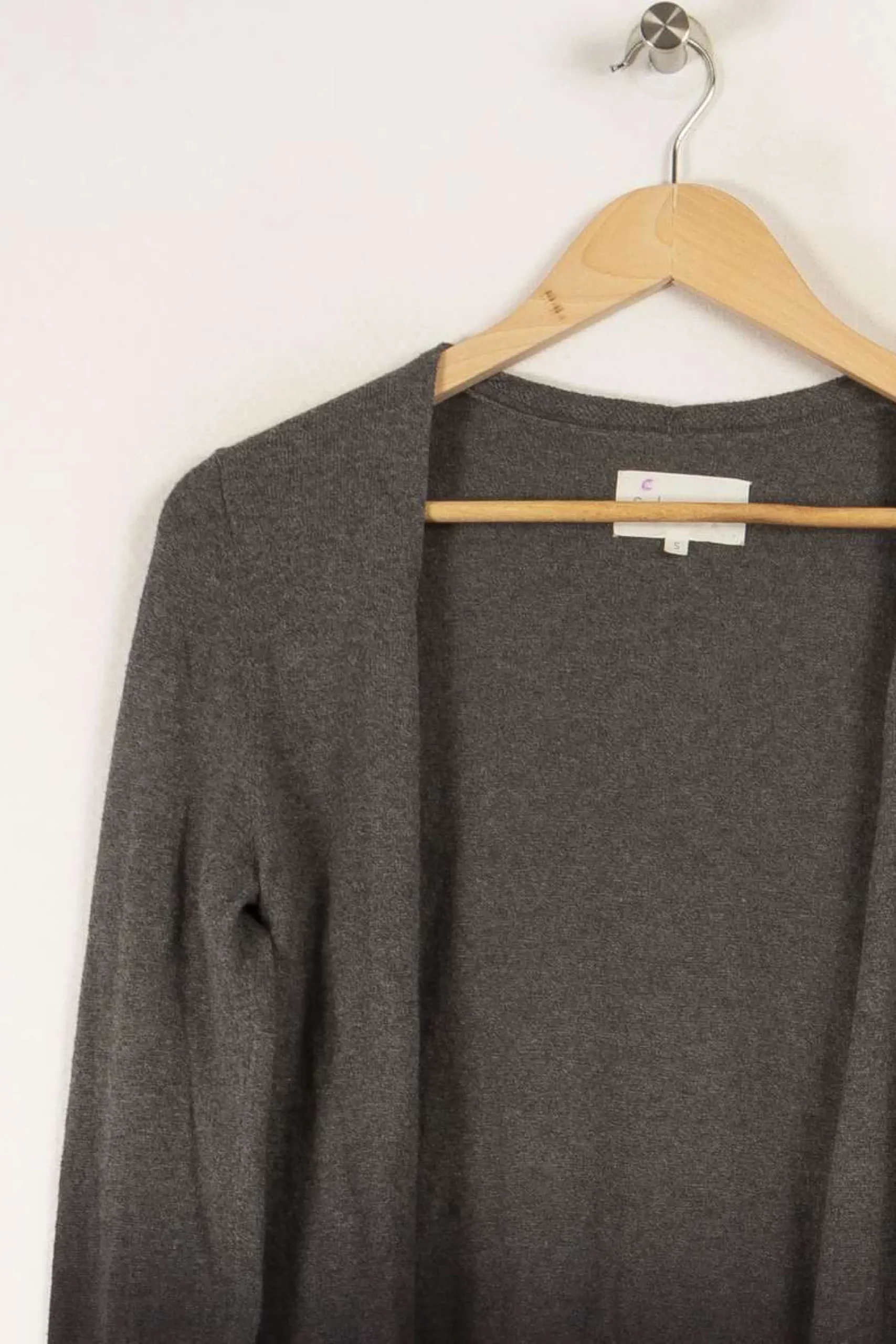 Best Sale Sud express Cardigan et noir - Taille S/36 Gris