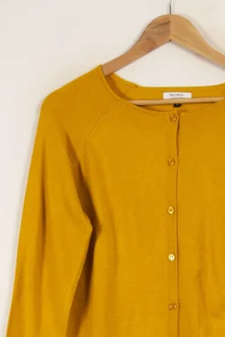 Sale Galeries Lafayette Cardigan - Taille L/40 Jaune