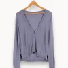 Outlet Sud express Cardigan léger clair - Taille M/38 Bleu