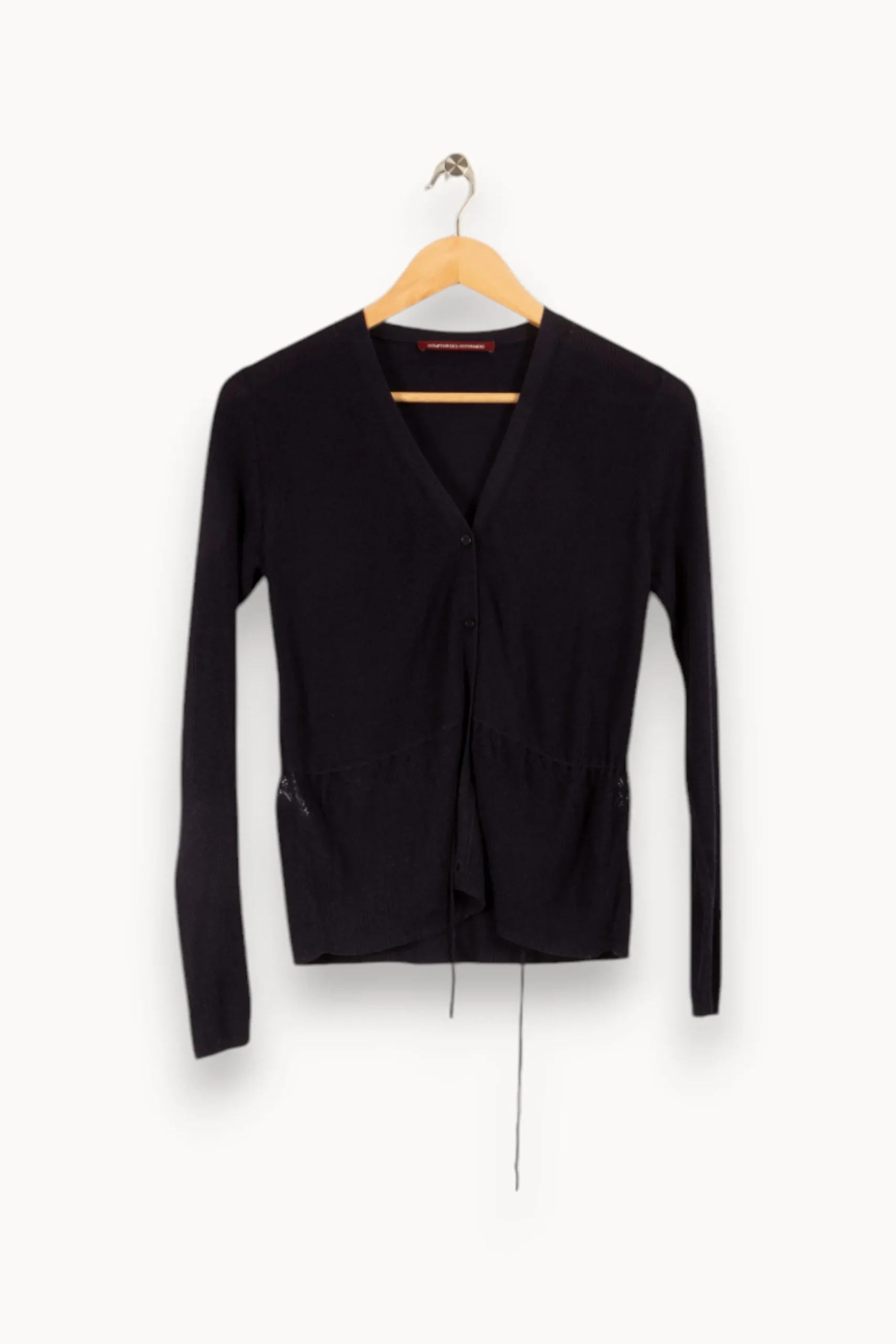 Shop Comptoir des Cotonniers Cardigan léger foncé - Taille M/38 Bleu