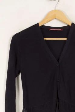 Shop Comptoir des Cotonniers Cardigan léger foncé - Taille M/38 Bleu