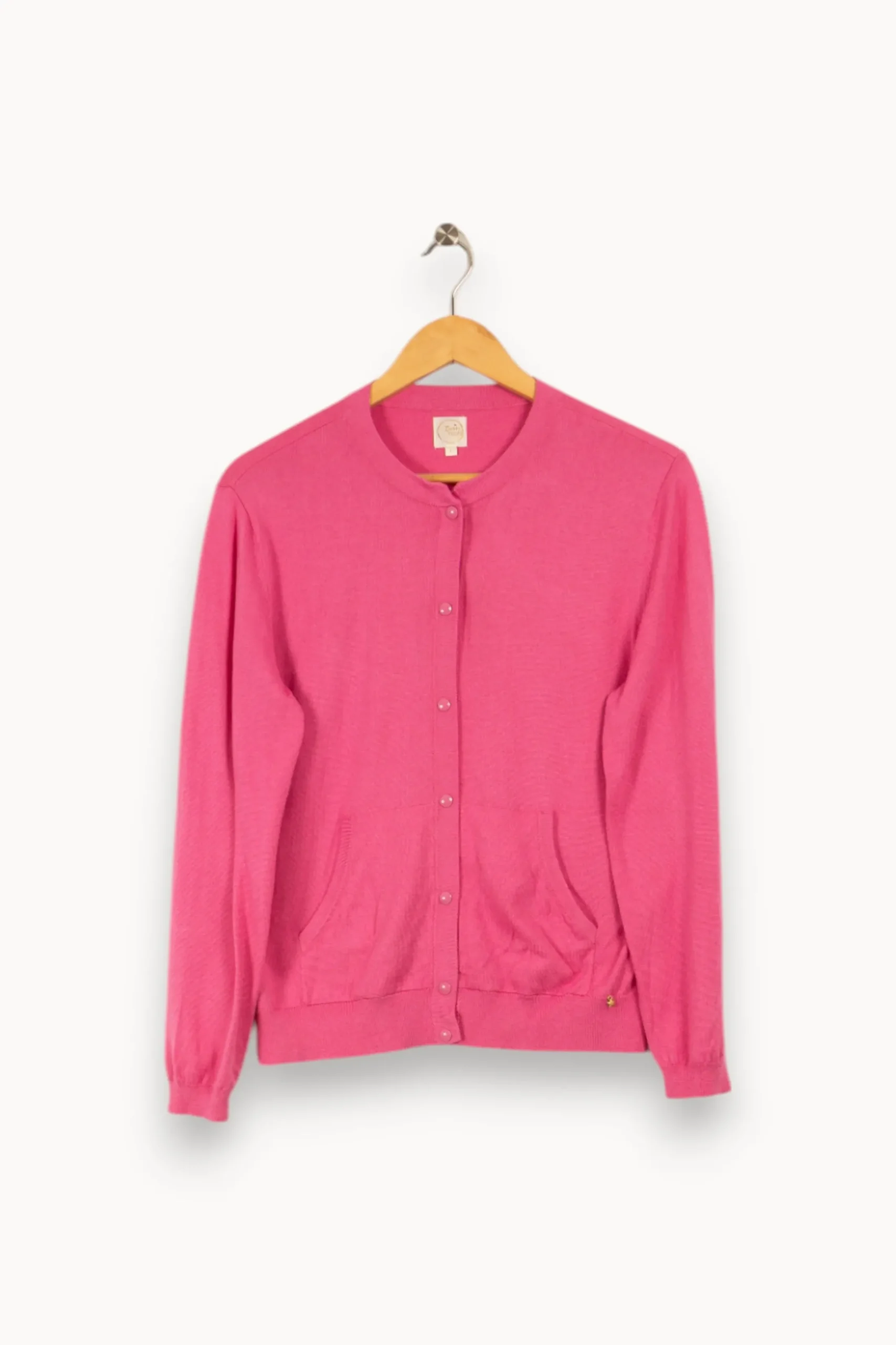 Sale Des petits hauts Cardigan léger - Taille S/36 Rose