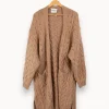 Flash Sale Essentiel Antwerp Cardigan long pâle - Taille S/36 Rose