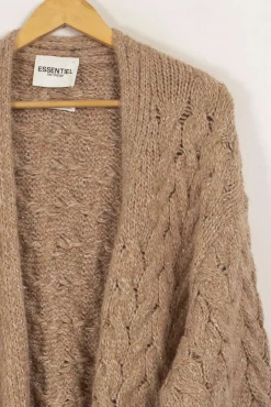 Flash Sale Essentiel Antwerp Cardigan long pâle - Taille S/36 Rose