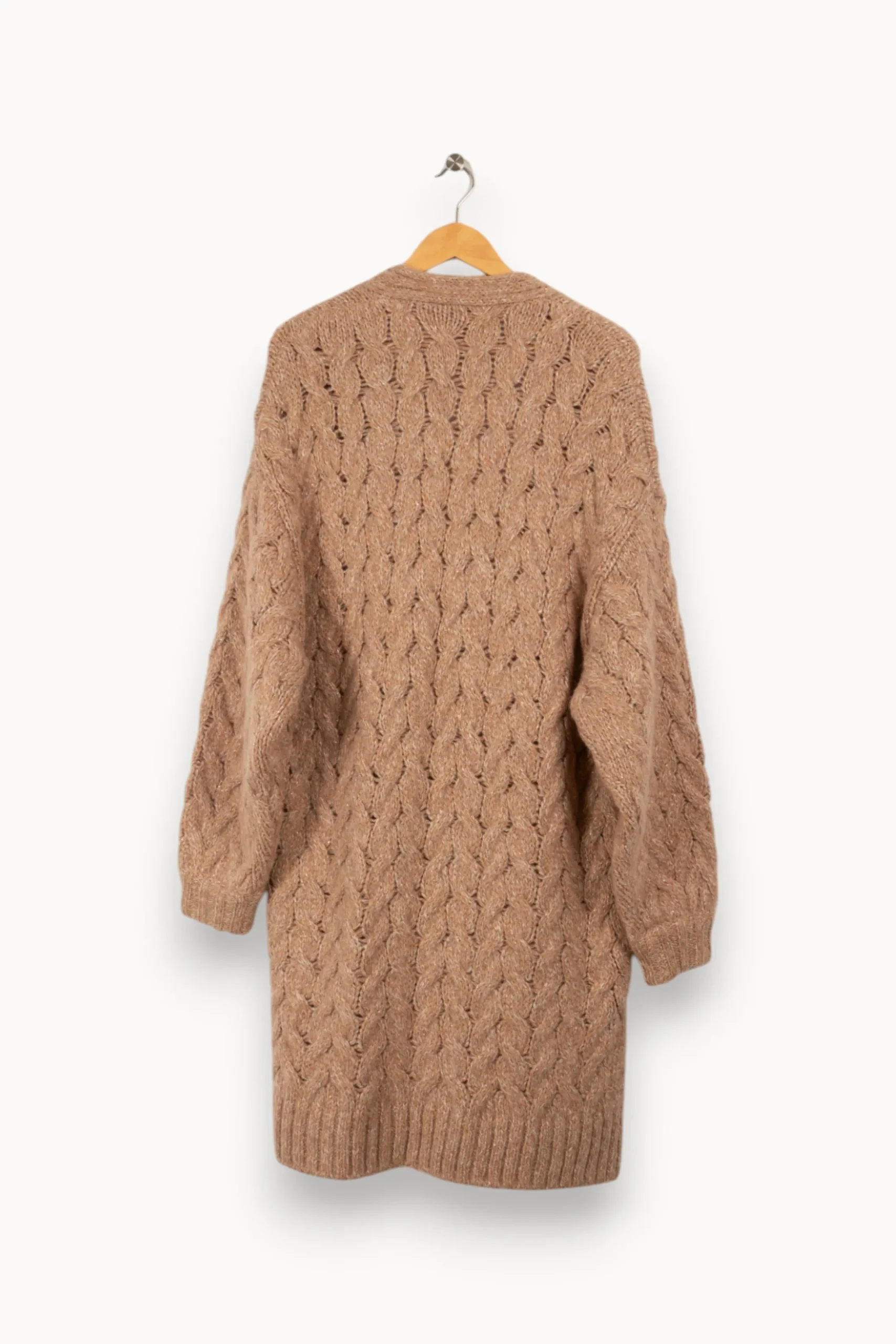 Flash Sale Essentiel Antwerp Cardigan long pâle - Taille S/36 Rose