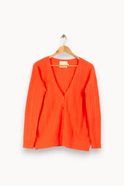 Store Absolut Cashmere Cardigan - Taille S/36 Orange