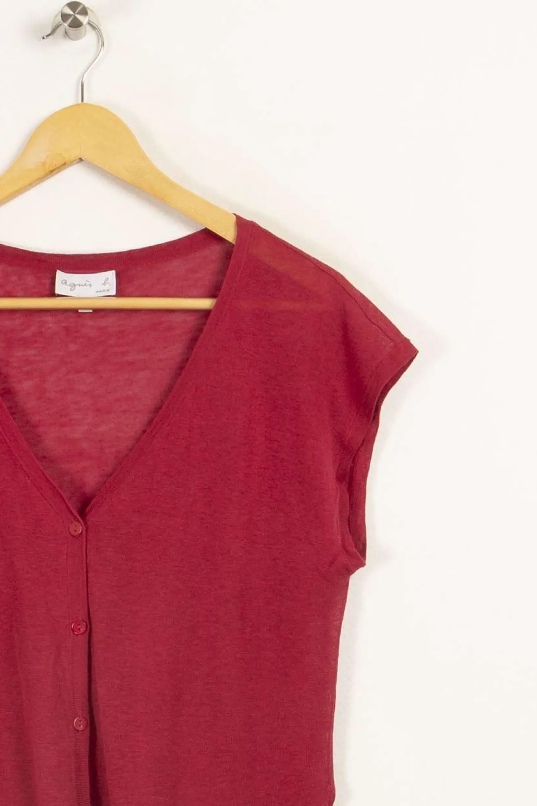 Store Agnès b. Cardigan - Taille M/38 Rose