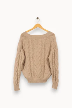 Flash Sale Bérénice Cardigan torsadé - Taille S/36 Beige