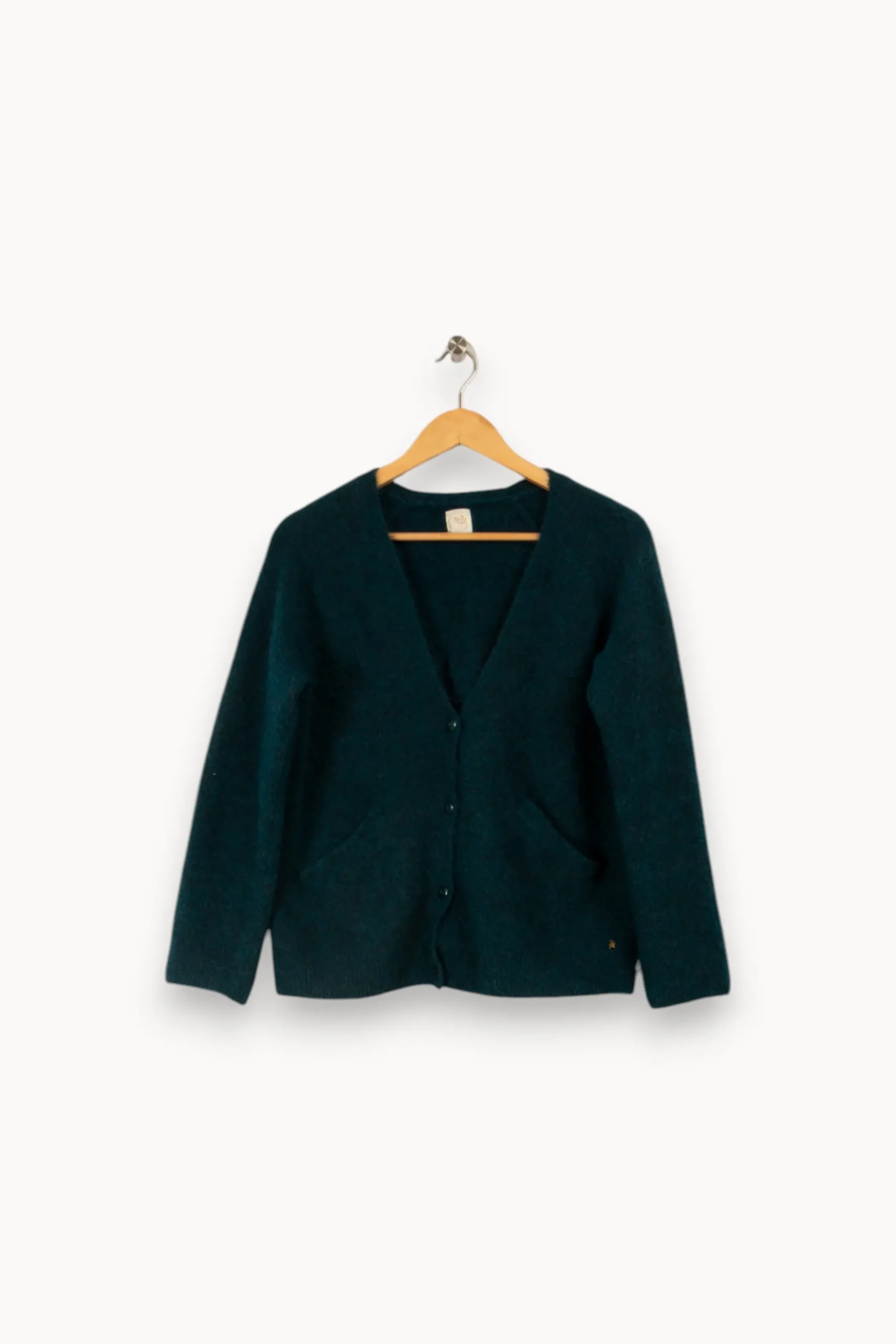 Cheap Des petits hauts Cardigan foncé - Taille S/36 Vert