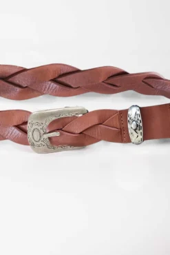 Shop Petite Mendigote Ceinture Benny Cow - - T2 Marron