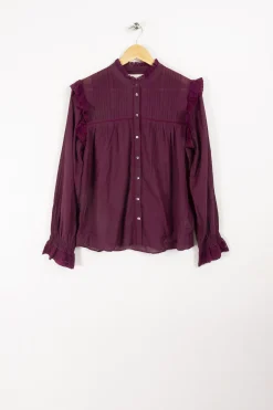 Online Léon & Harper Chemise - 36 Bordeaux