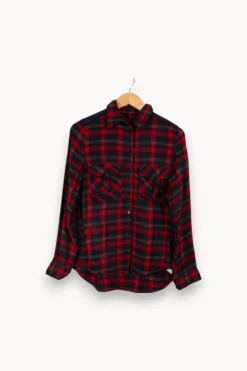 Cheap Zadig&Voltaire Chemise à carreaux - Taille S/36 Multicolore