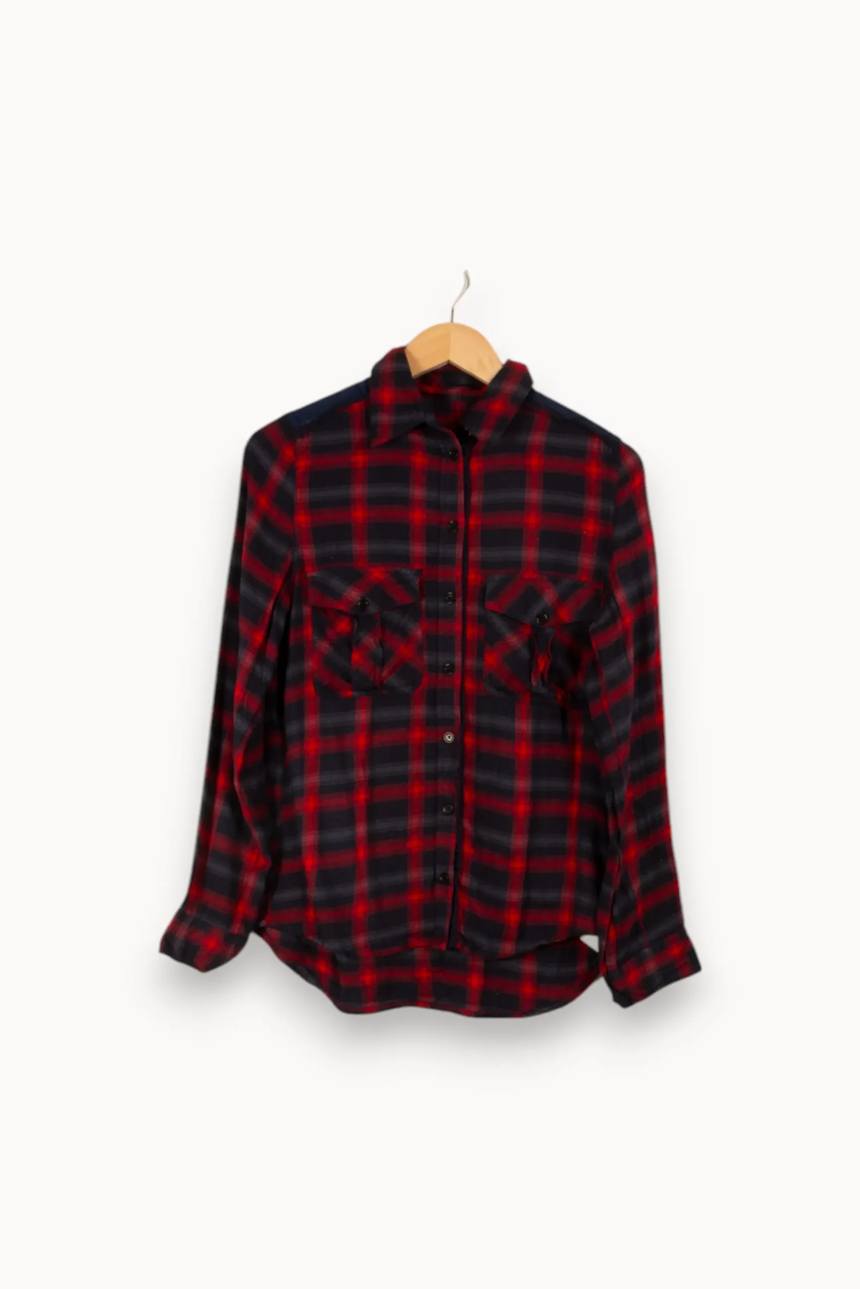Cheap Zadig&Voltaire Chemise à carreaux - Taille S/36 Multicolore