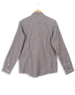 Fashion Ines de la Fressange Paris Chemise à carreaux bleus et marrons - S Multicolore