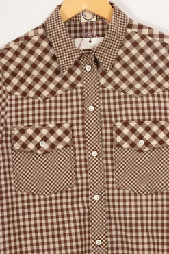 Store Ines de la Fressange Paris Chemise à carreaux s - 36 Marron