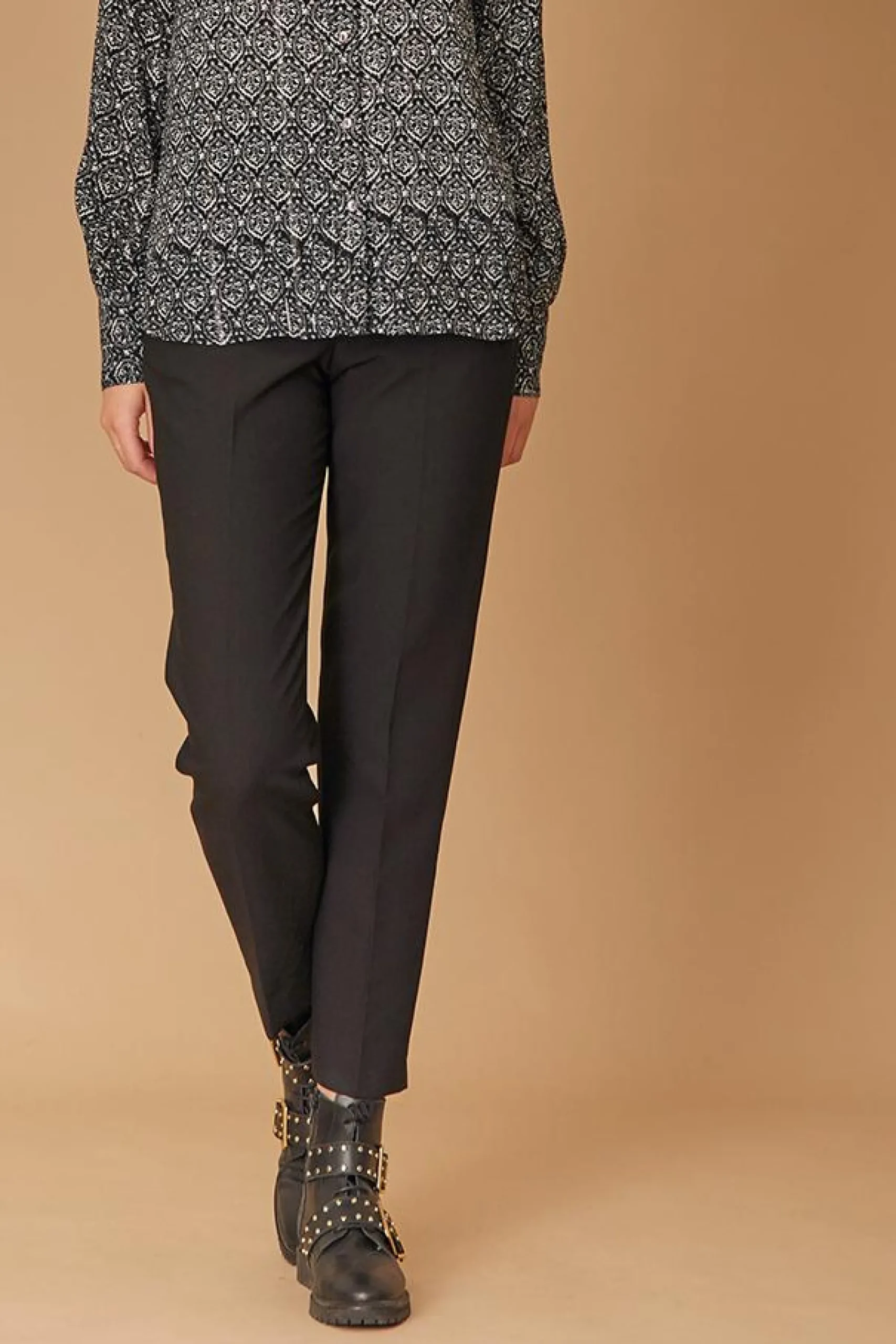 New La Fée Maraboutée Chemise à imprimé azuleros - M/38 Noir