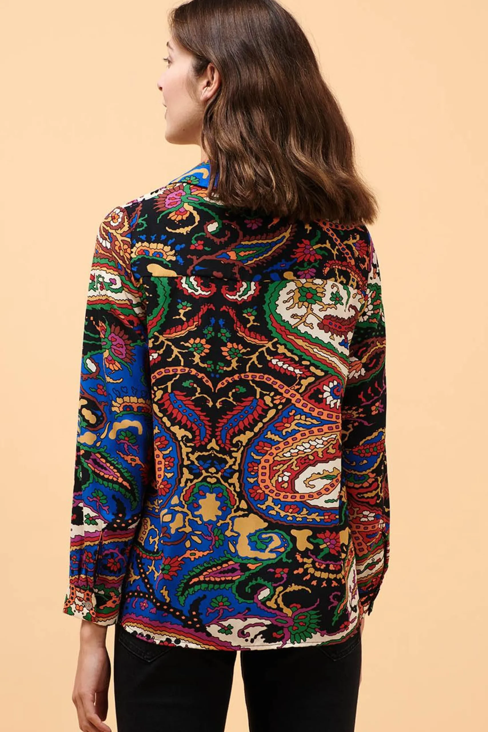 Store La Fée Maraboutée Chemise à imprimé coloré - XL/42 Multicolore