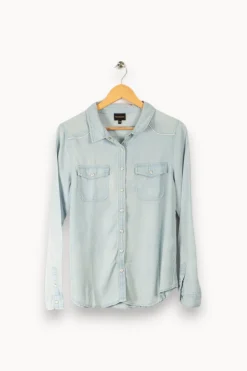 Shop Bérénice Chemise - M/38 Bleu