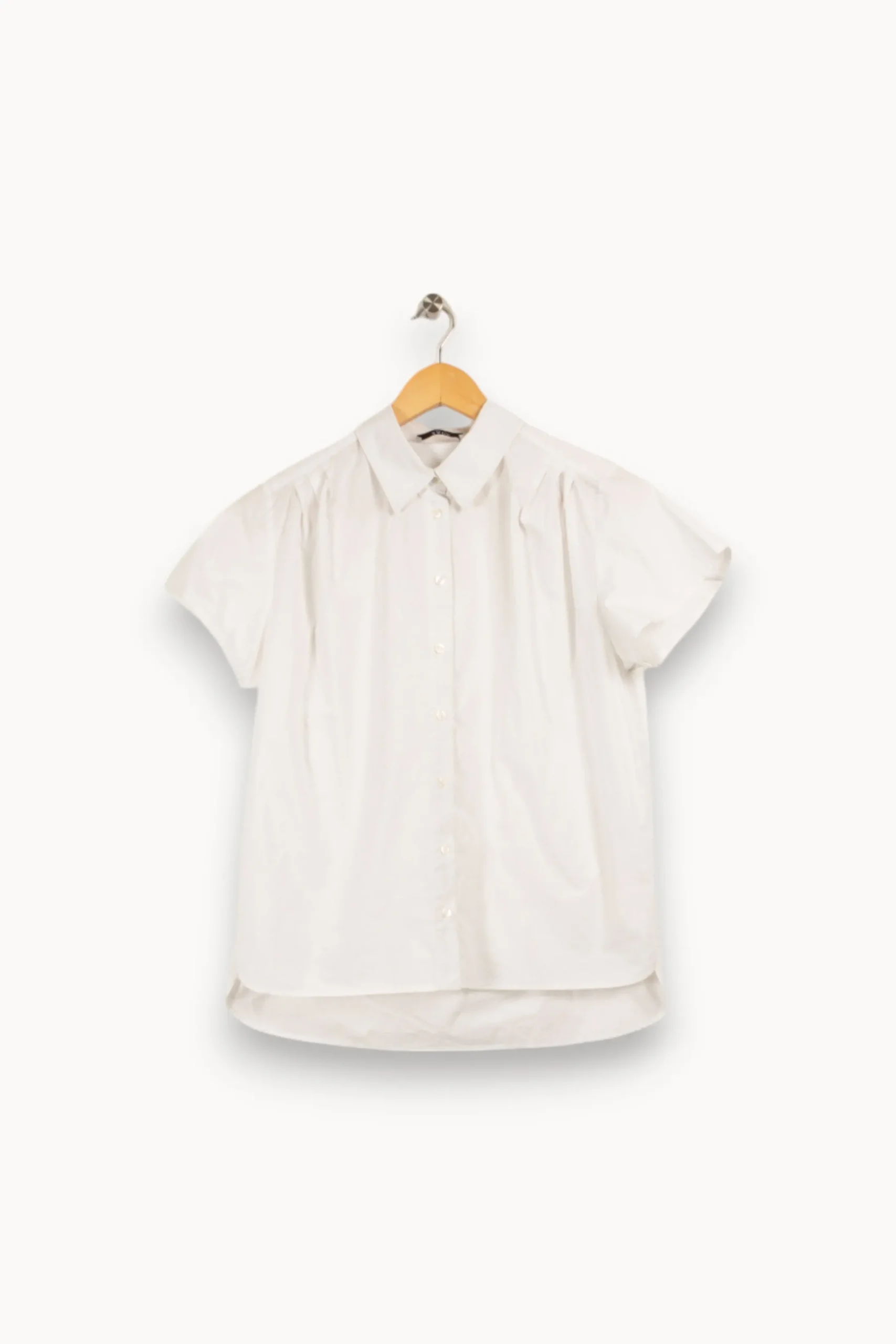 Clearance ZAPA Chemise à manches courtes he - Taille M/38 Blanc