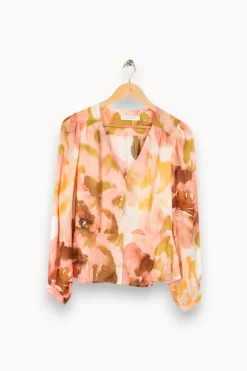 Discount La Petite Etoile Chemise à motifs - Taille M/38 Orange