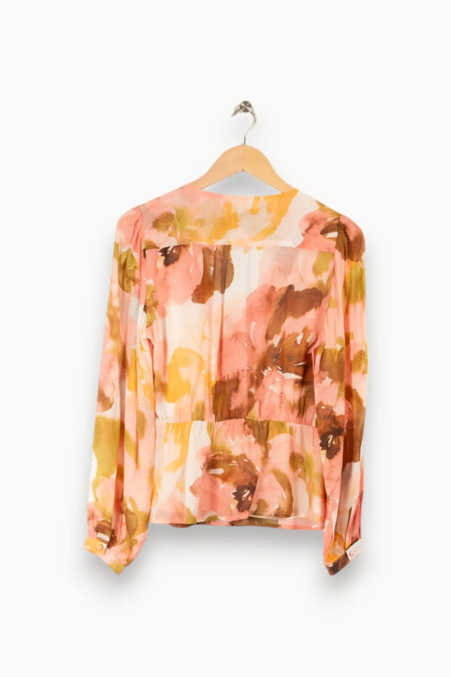 Discount La Petite Etoile Chemise à motifs - Taille M/38 Orange