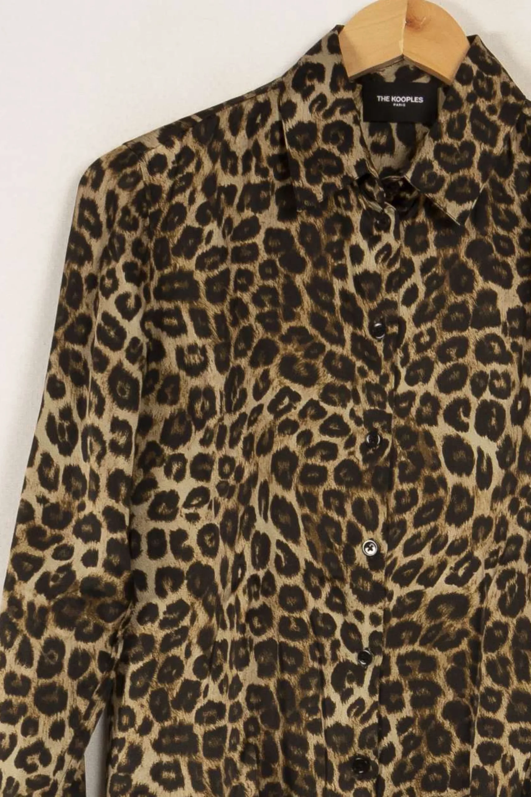 Hot The Kooples Chemise à motifs léopard - Taille XS/34 Multicolore