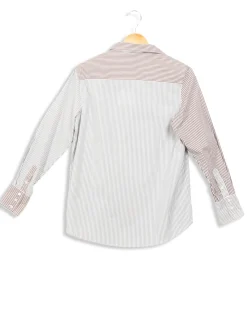 Hot Ines de la Fressange Paris Chemise à rayures es et grises - 36 Bleu