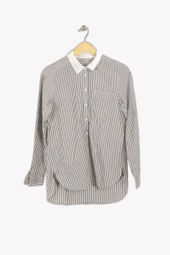Sale Comptoir des Cotonniers Chemise à rayures verticales- Taille M / 38 Multicolore