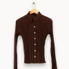 Sale Caroll Chemise - S/36 Marron