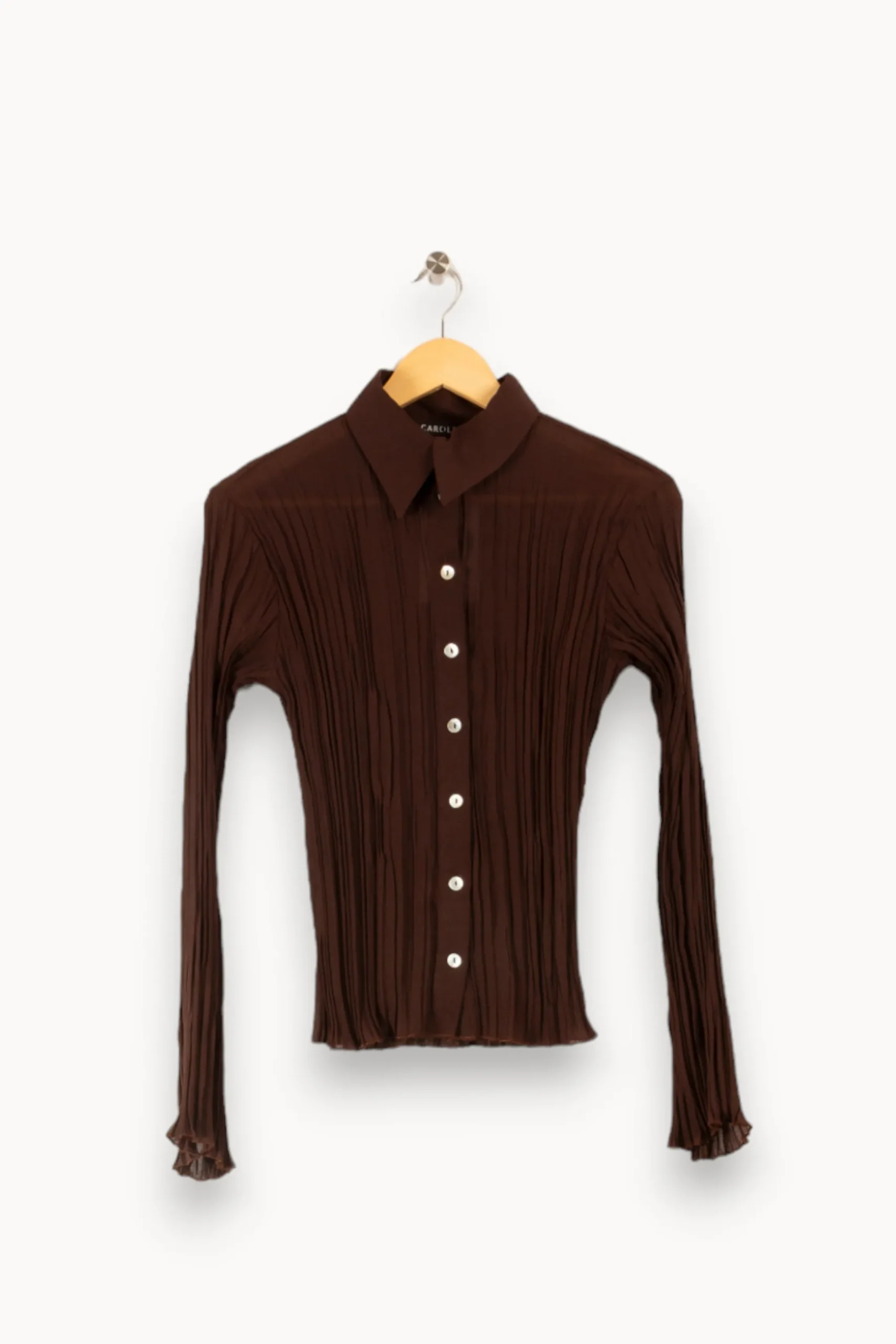 Sale Caroll Chemise - S/36 Marron