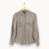 Outlet The Kooples Chemise - S/36 Gris