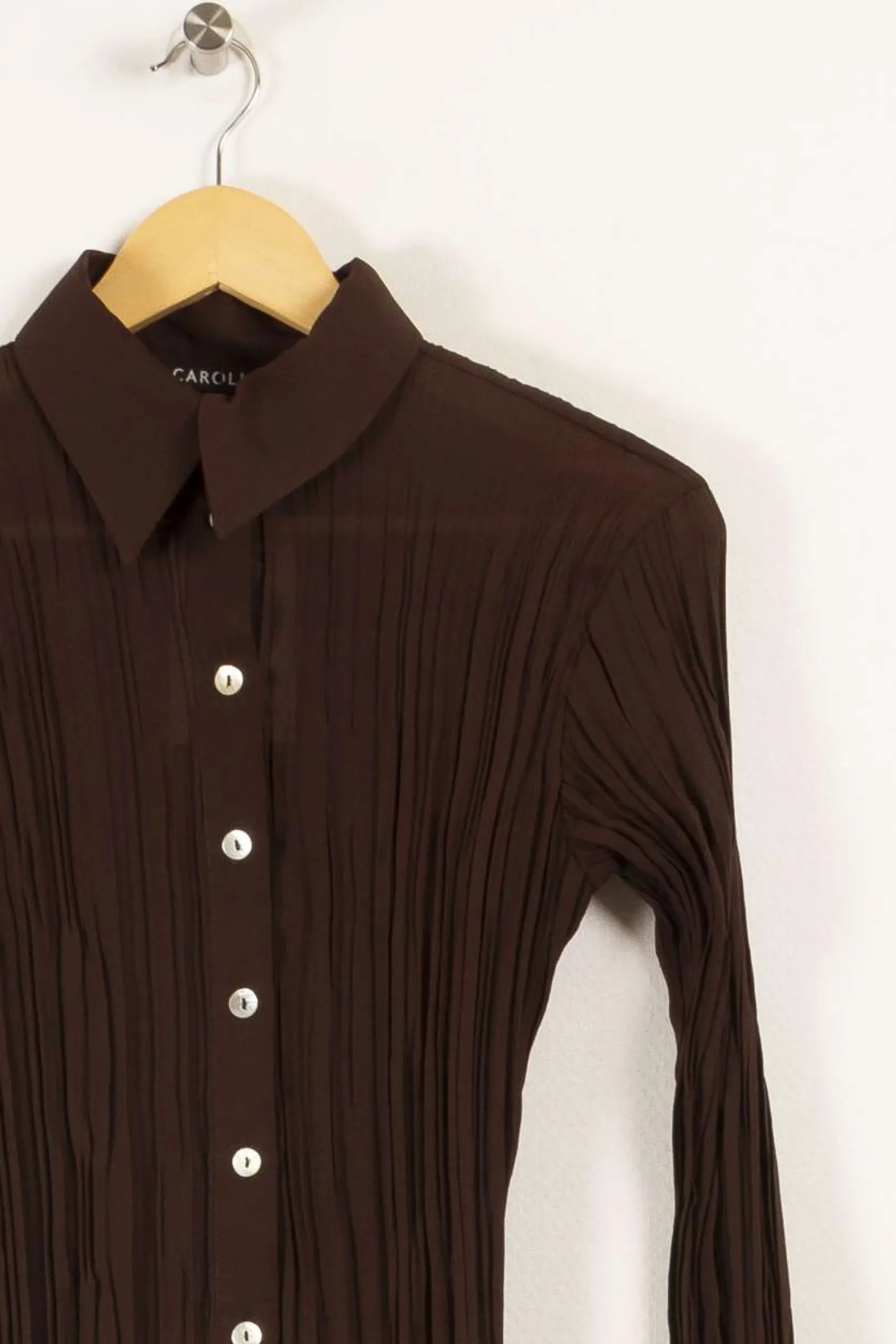 Sale Caroll Chemise - S/36 Marron