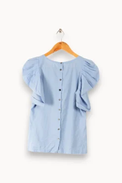 Fashion Maje Chemise - S/36 Bleu