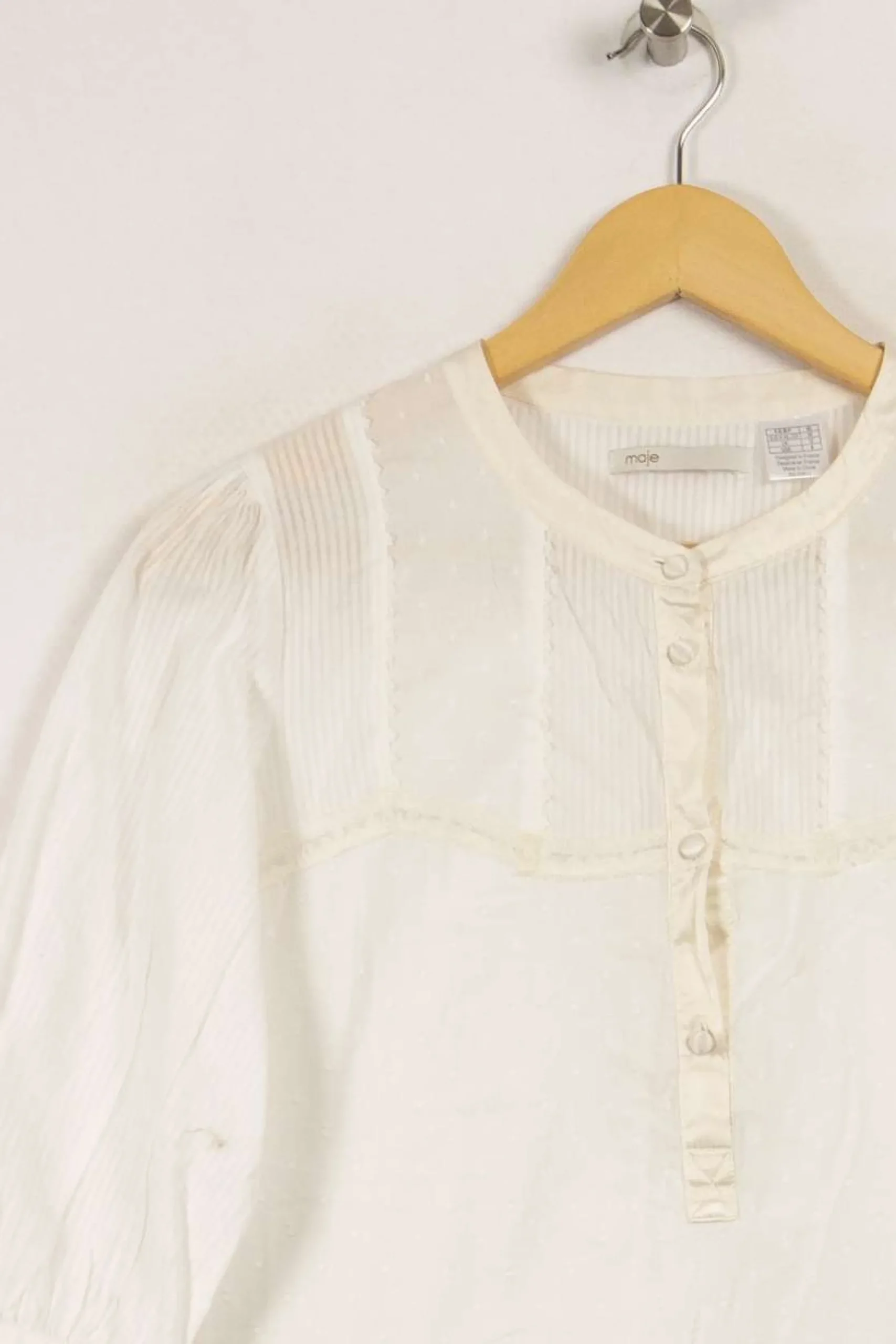 Cheap Maje Chemise - Taille L/40 Beige