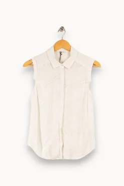 Fashion IKKS Chemise - Taille S/36 Blanc