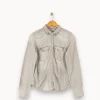 Best IKKS Chemise - Taille S/36 Gris